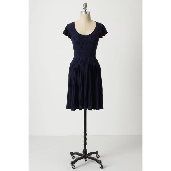 Anthropologie | Sparrow Navy Amarena Sweater Dress - Picture 1 of 12